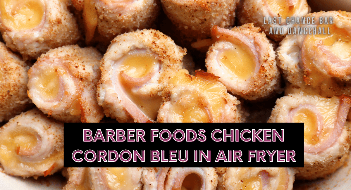 Barber Foods Chicken Cordon Bleu in Air Fryer