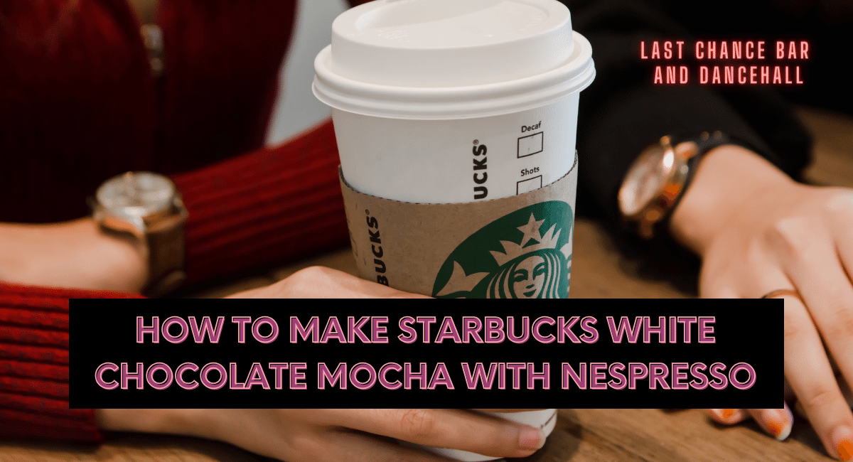 How to Make Starbucks White Chocolate Mocha with Nespresso