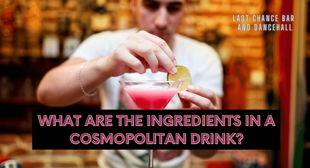 What Are the Ingredients in a Cosmopolitan Drink?